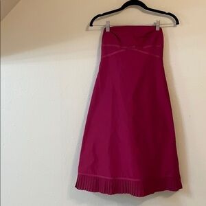 J. Crew Fuchsia Strapless Formal Dress